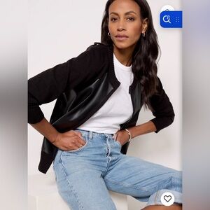 Evereve Harlow Bomber Cardigan NWOT